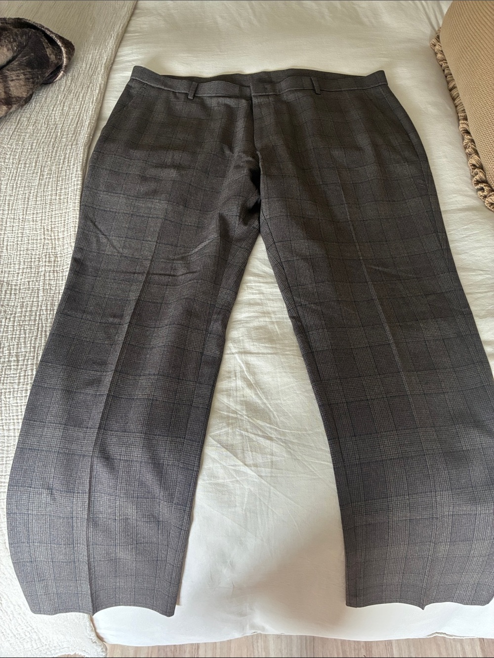 Men's Plaid Dress Pants